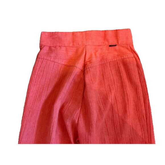 True Vintage Stuffed Brand Jeans Flare Leg Pants Orange 70's Mod - Picture 9 of 10